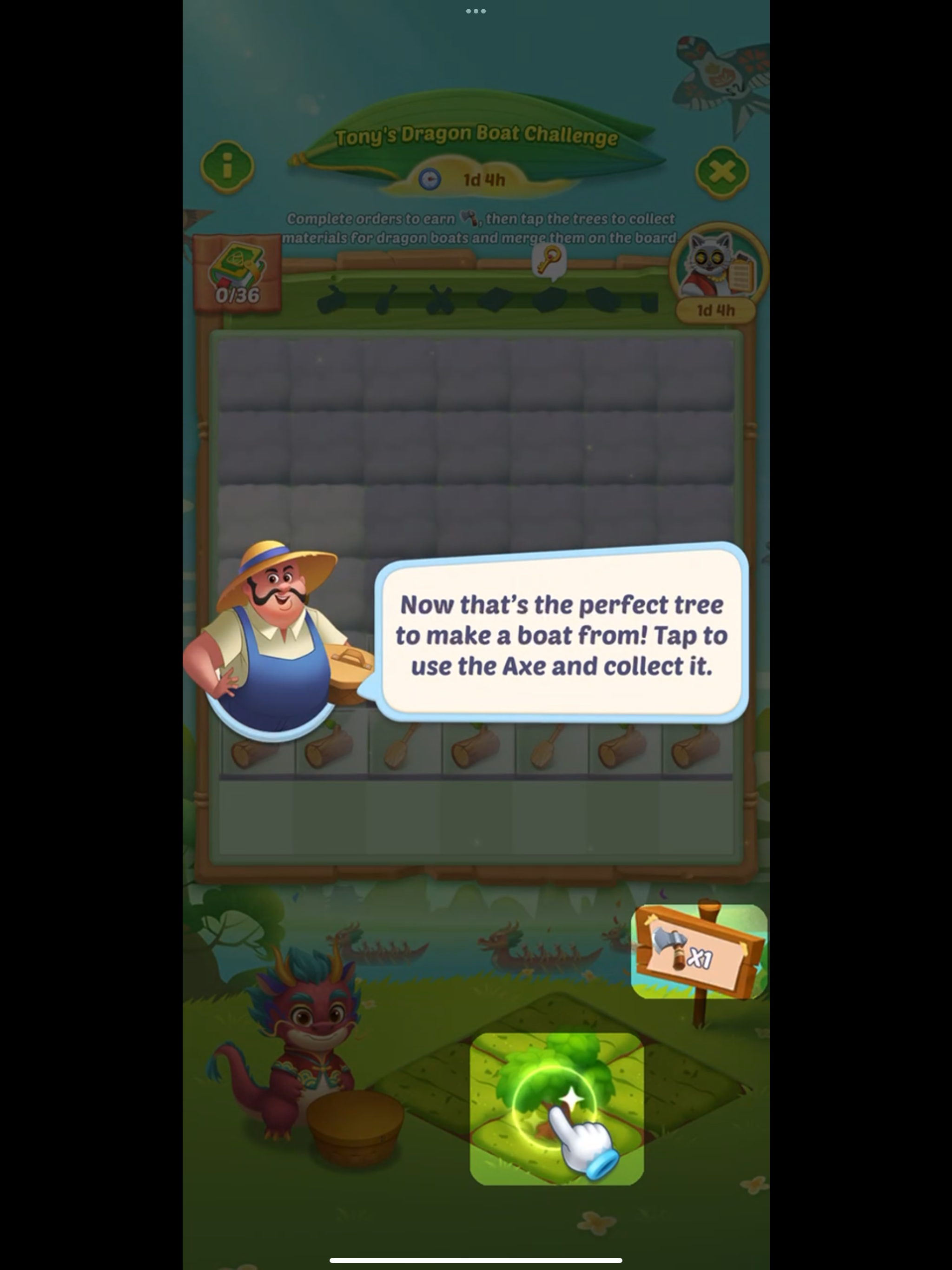A Gossip Harbor competitive merge event with loot rewards.